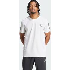 Herren - Tennis Oberteile Adidas Own The Run B Laufshirt - Weiß