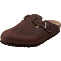 Birkenstock Boston - Vrouw Schoenen Birkenstock Sandalen Met Gespsluiting - Bruin