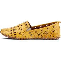 Donna - Giallo Mocassini Spring Step Fusaro Loafer Shoe