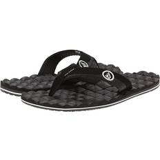 Volcom Recliner Black White Men's Sandals Black