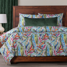 Fiber Bed Linen Siscovers Tropical Print Duvet Cover Multicolor