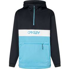 Oakley Men Tops Oakley Men's Tnp Nose Grab Softshell Hoodie Black,Blue