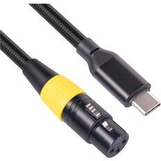 Tlily C to XLR Female Cable Type C Male to 3 Pin XLR Cable 3