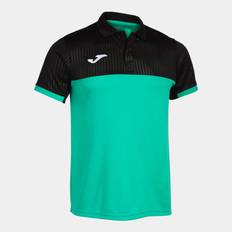 Man - Mesh Polo Shirts Joma Montreal Short Sleeve Polo Shirt Green/Black