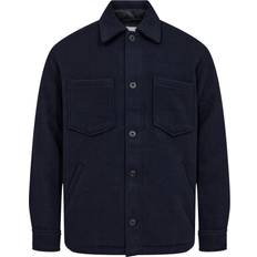 Samsøe Samsøe Bekleidung Samsøe Samsøe & Pally Padded Shirt Jacket Navy Blau Jacke Grösse: