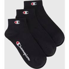 Champion Socks Champion Pack of Pairs of Trainer Socks in Cotton Mix black black black 35/38 2.5 to 5