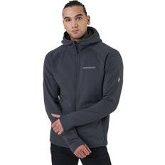 Peak Performance Chill Zip Hood Motion Grey, Male, Tøj, Skjorter, Sort