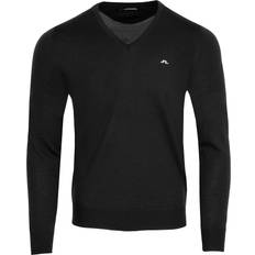 J.Lindeberg Jumpers J.Lindeberg Lindeberg Lymann V-Neck Sweater Black