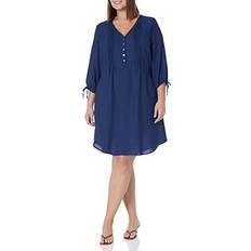 Evans Dresses Evans SHIRT DRESS WOVEN PL Navy Navy