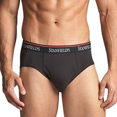 Fabric Men's Underwear Stanfield's Stanfield's Men's Cotton Stretch Brief Underwear, Black