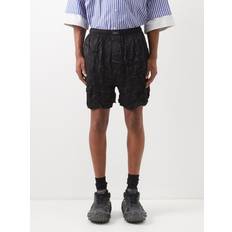 Balenciaga Shorts Balenciaga Men's BB Monogram Pyjama Shorts Black Black