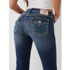 Billie Straight Fit Super T Flap Jeans - Blue