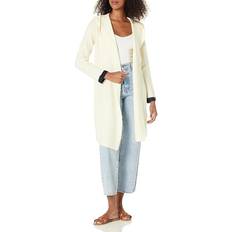 Tommy Hilfiger Cardigans Tommy Hilfiger Flyaway Cardigan Ivory/Sky Captain Women's Sweater White US 16-18