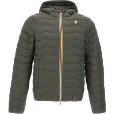 Uomo - Verde Abbigliamento K-Way Giubbotto Uomo Jacket - Green Blackish