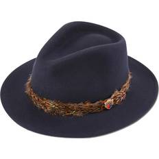 Alan Paine Womens 2023 Richmond Fedora Hat Navy