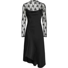 Y.A.S Midi Dresses Y.A.S Yasmeels Lace Midi Dress 4394487 Black sort