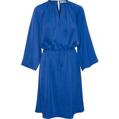 InWear Women Dresses InWear V-Neck Midi Dress - Blue