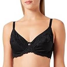 Dagi Dam Underwire Fixed Strap Minimiser BH, svart