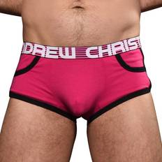 Andrew Christian Tøj Andrew Christian Almost Naked Retro Pocket Boxer Pink * Kampanj *