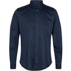 Mos Mosh Herr Kläder Mos Mosh Gallery Marco Crunch Jersey Shirt - Navy