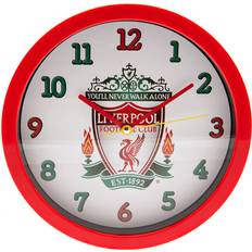 Red Clocks Liverpool FC Liverpool FC Wall Clock