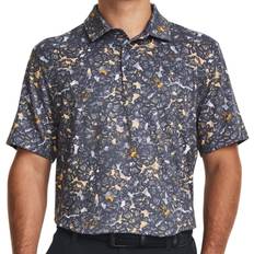 Fabric Polo Shirts Under Armour Playoff 3.0 Printed Polo Shirt Downpour Grey/Mesa Yellow