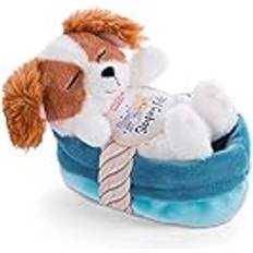 Mjuk Leksakshund I Korg 12 cm – Sleeping Pets Mysig Leksak Cocker Spaniel för Flickor, Pojkar & Bebisar – Fluffigt Gosedjur Att Kela, Leka och Sova Med – Mysiga Plyschdjur