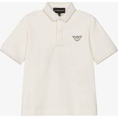 Vita Pikétröjor Emporio Armani Polo Vanilj Met Beige
