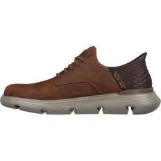 Shoes Skechers Men's Garza-Gervin Slip-in Moccasin, Brown, Wide