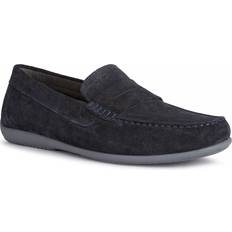 Low Shoes Geox Man Loafers Midnight blue Soft Leather