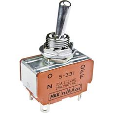 Elartikler NKK Switches S32 S32 Vippeafbryder 125 V/AC 25 A 3 x On/On Klikkende 1 stk