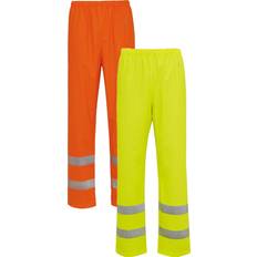 5XL Work Pants Elka Multinorm Regnbuks 1R Hi-Viz Orange