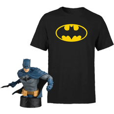 DC Comics Batman Tee & Statue Bundle Womens's Black