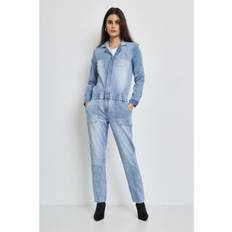 Place du Jour Place du Jour dame jumpsuit 92605 Denim Blue