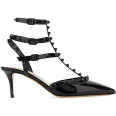 Grey - Men Heels & Pumps Valentino Garavani Black Leather Rockstud Pumps Black