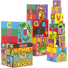 Wooden Blocks Melissa & Doug English Alphabet Nesting & Stacking Blocks