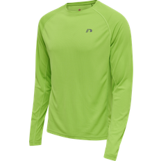Gröna - Mesh Överdelar Newline Men Core Running T-Shirt - Grön