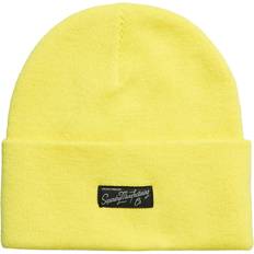 Duurzaam - Vrouw Mutsen Superdry Classic Vintage Beanie - Geel Grootte