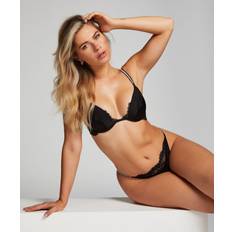 Transparent BH:ar Hunkemöller Formpressad bygel-bh Beth Svart female