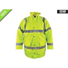 Scan Work Jackets Scan SCAHVMJXXL Hi-Vis Motoway Jacket Yellow 52in