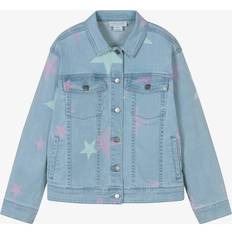 Stella McCartney Kids Stella Mccartney Kids Teen Girls Blue Star Print Denim Jacket Blue year