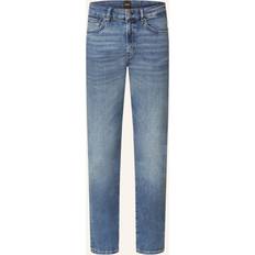 BOSS Maine Regular Fit Mid Wash Jeans - Blue