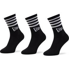 New Era Unisex Undertøj New Era Stripe Crew Socks 3-Pack - Black
