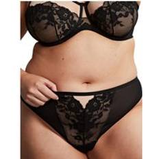 Panache Knickers Panache Sculptresse by Panache Womens 10859 Josephine Thong Black Cotton