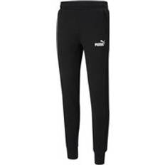 Puma Essentials Logo Mens Slim Jogger Pant Black Cotton