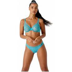 Damen - Türkis Slips Gossard Lace Brief Turquoise