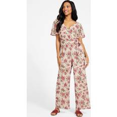 Gray - Jumpsuits Jumpsuits & Overalls Guess Factory Noel Floral Jumpsuit