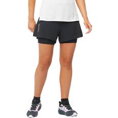 Salomon Sense Aero 2in1 Shorts - Schwarz