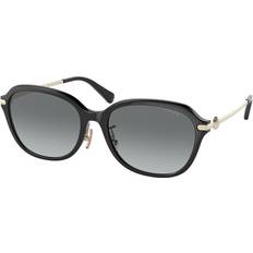 Coach Sunglasses Coach Asian Fit Sunglasses - Shiny Black