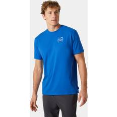 Helly Hansen Men's Skog Recycled Graphic T-Shirt Blue Cobalt Blue